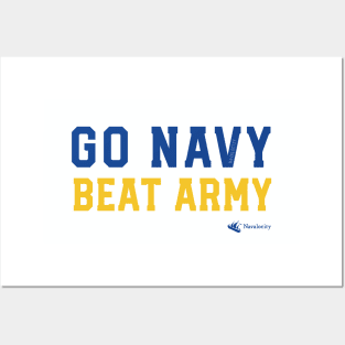 Go Navy Beat Army by Navalocity Posters and Art